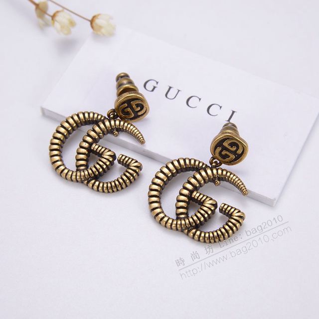 GUCCi飾品 古馳2019年新款 雙G耳釘 代購級別 Gucci耳飾耳環  zgbq1156